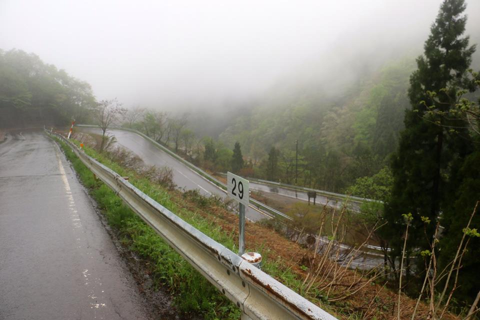 Cycling Japan's switchback mountain roads.