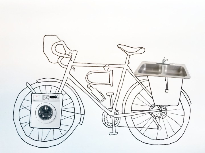 Touring bike kitchen sink 2