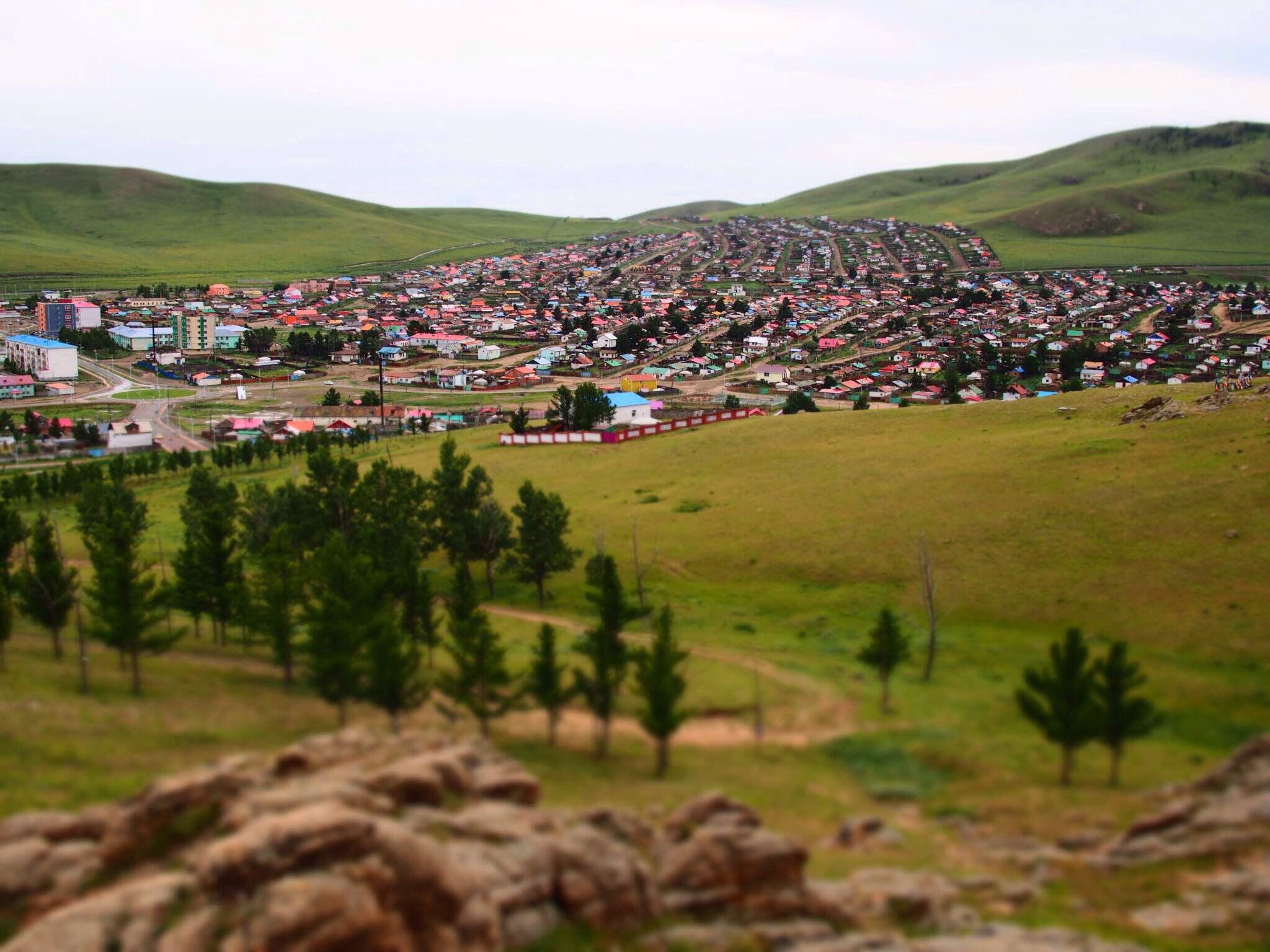 Tsetserleg in Mongolia 