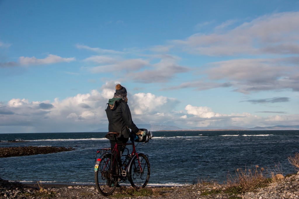 The Atlantic ocean, ireland. cycling day trip