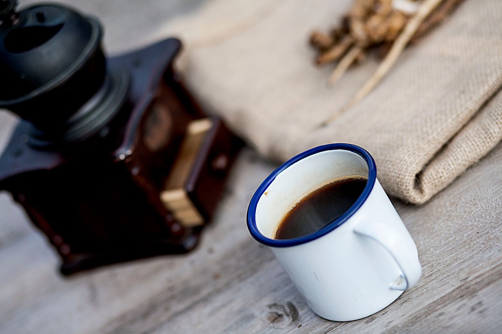 A mug of dandelion coffee.