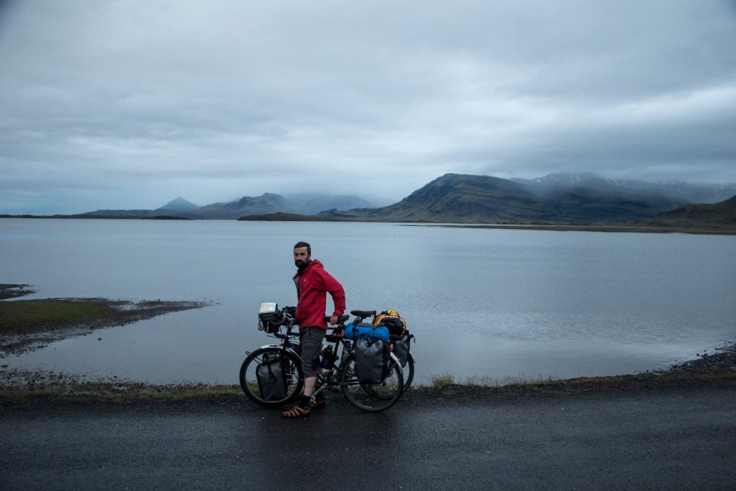 Ciaran by the fjords | Crank & Cog cycle tour of Iceland.