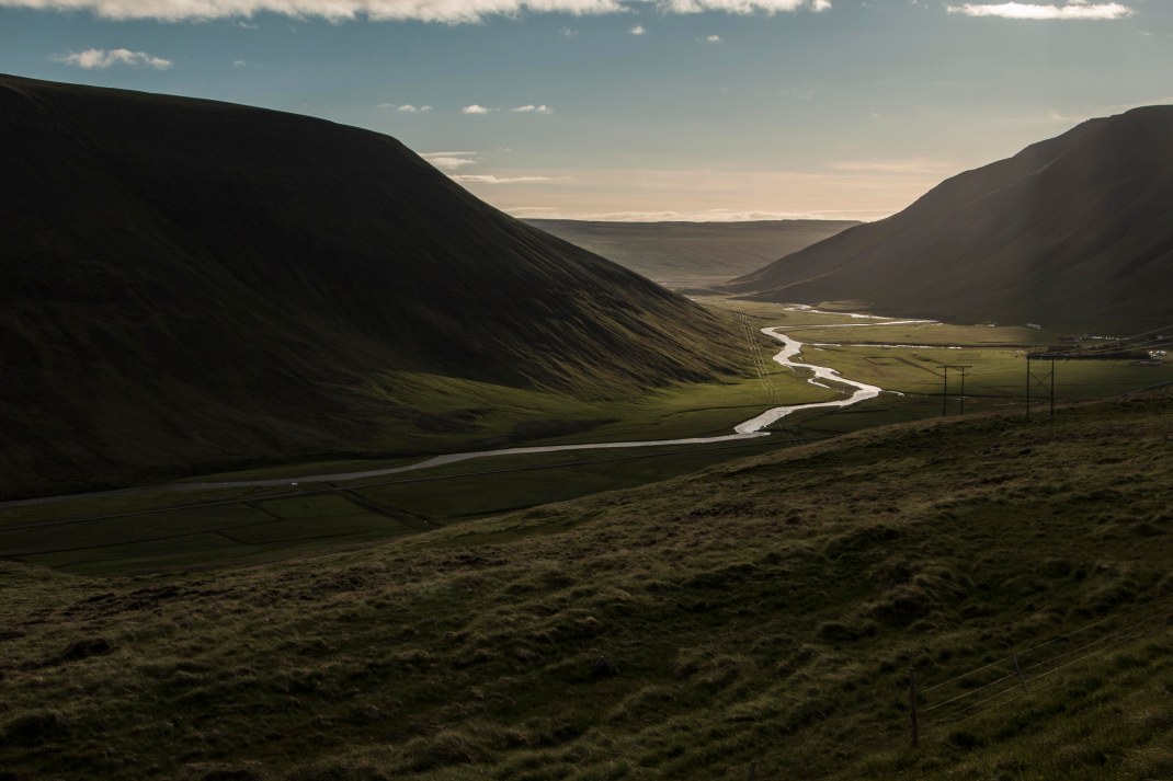 River valley in Iceland.