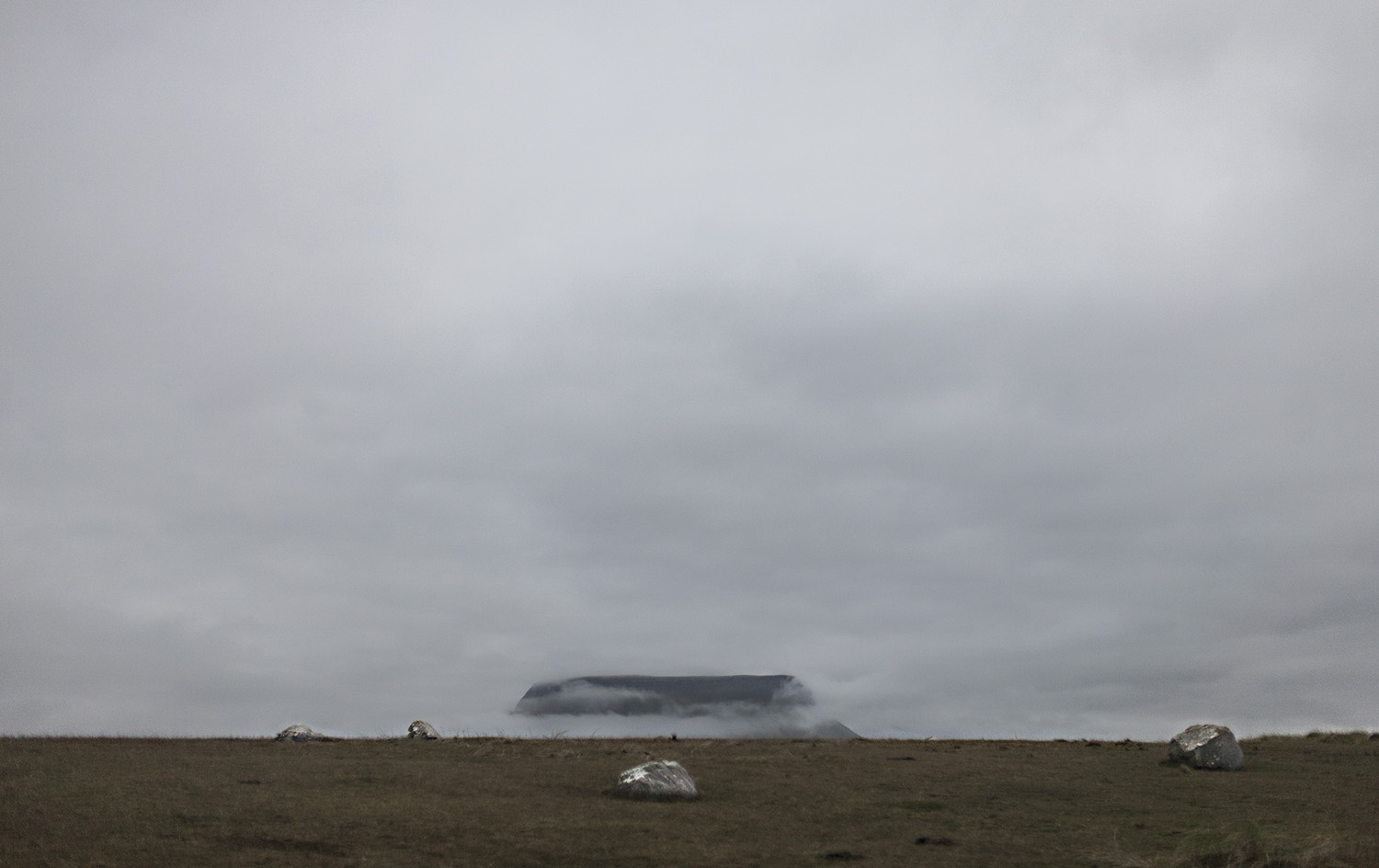 benbulben top misty